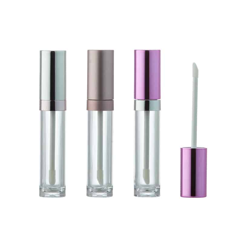 Clear Wand Pink Rose Gold Lip Gloss Tubes Ybj Cosmetic Packaging