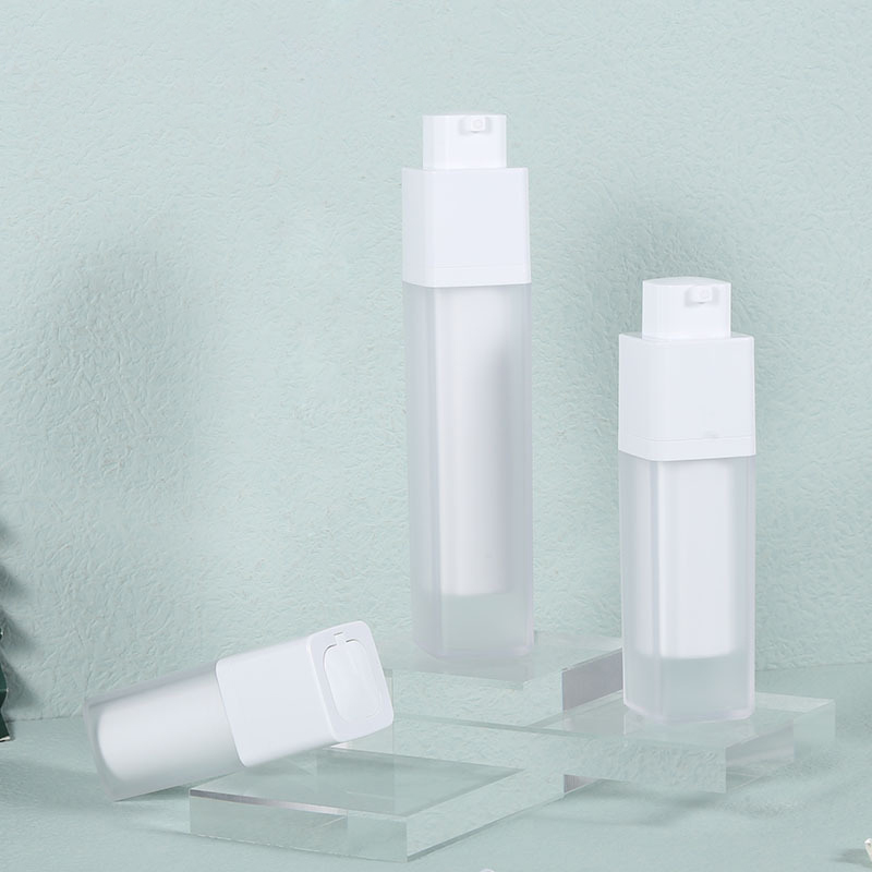 Crystal Clear Acrylic Airless Pump Bottles For Radiant Skin YBJ