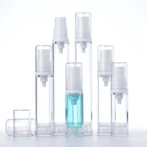 Clear Airless Pump Bottle - YBJ Cosmetic Packaging Manufacturer