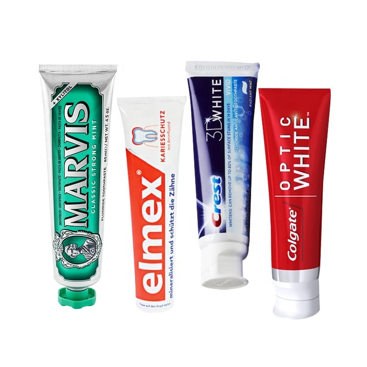 Custom Print Logo Toothpaste Tube - YBJ Cosmetic Packaging Manufacturer