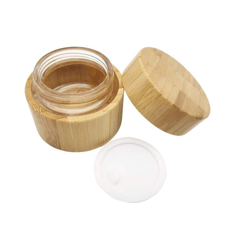 Bamboo wood cream jar - YBJ Cosmetic Packaging Manufacturer Premium