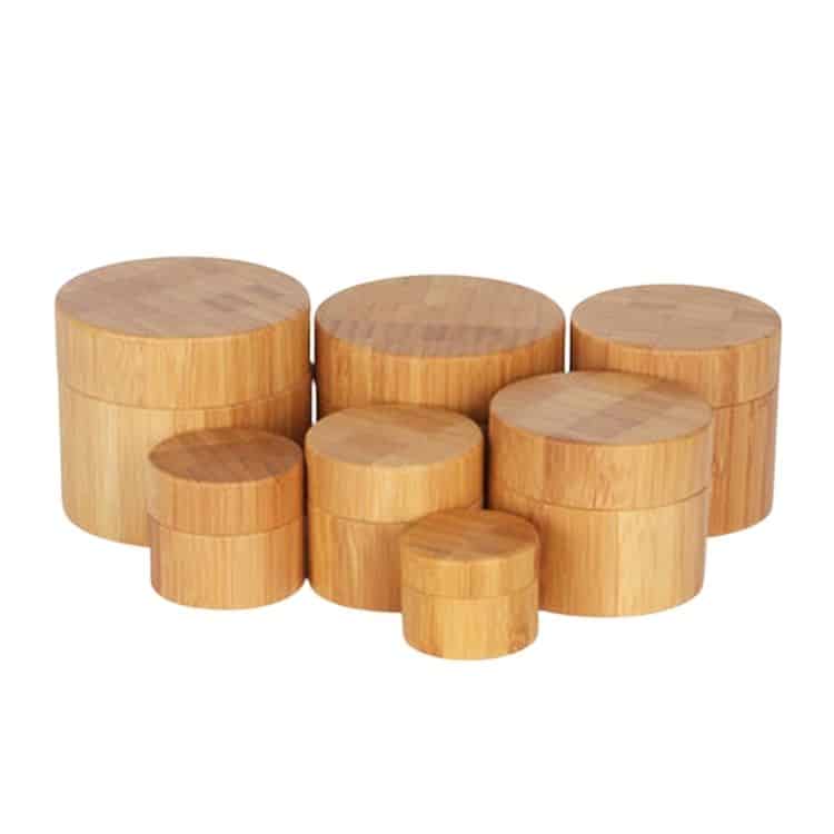 pp inner plastic bamboo jars with bamboo lids - YBJ Packaging Manufacturing