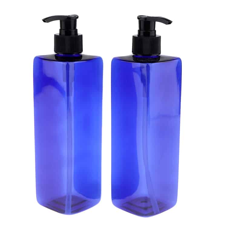 500ml empty blue high volume conditioner bottle - YBJ Cosmetic ...