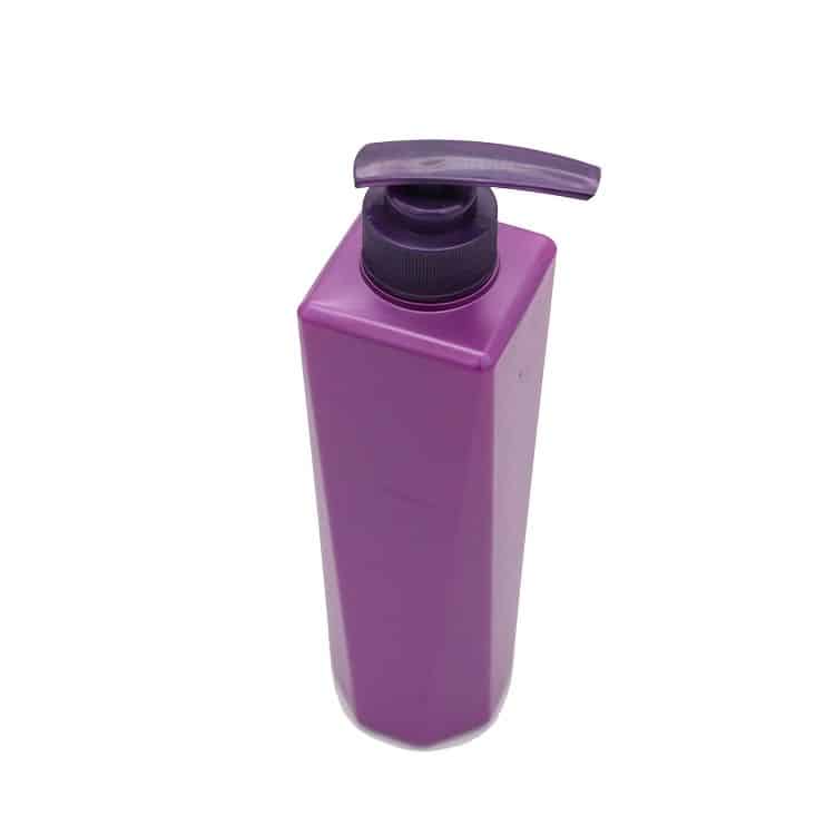 HDPE purple shampoo plastic bottle - YBJ Cosmetic Packaging Manufacturer