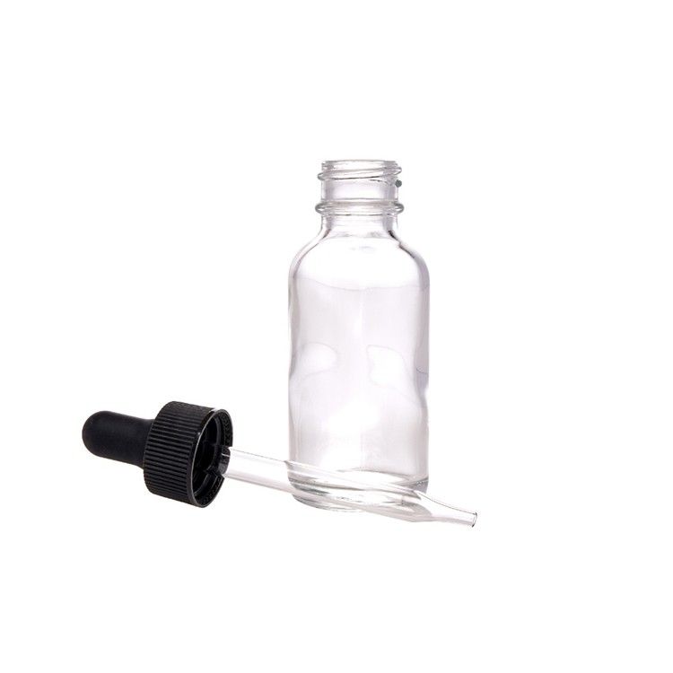 Clear Glass Dropper Bottles Ybj Cosmetic Packaging Manufacturer 6202