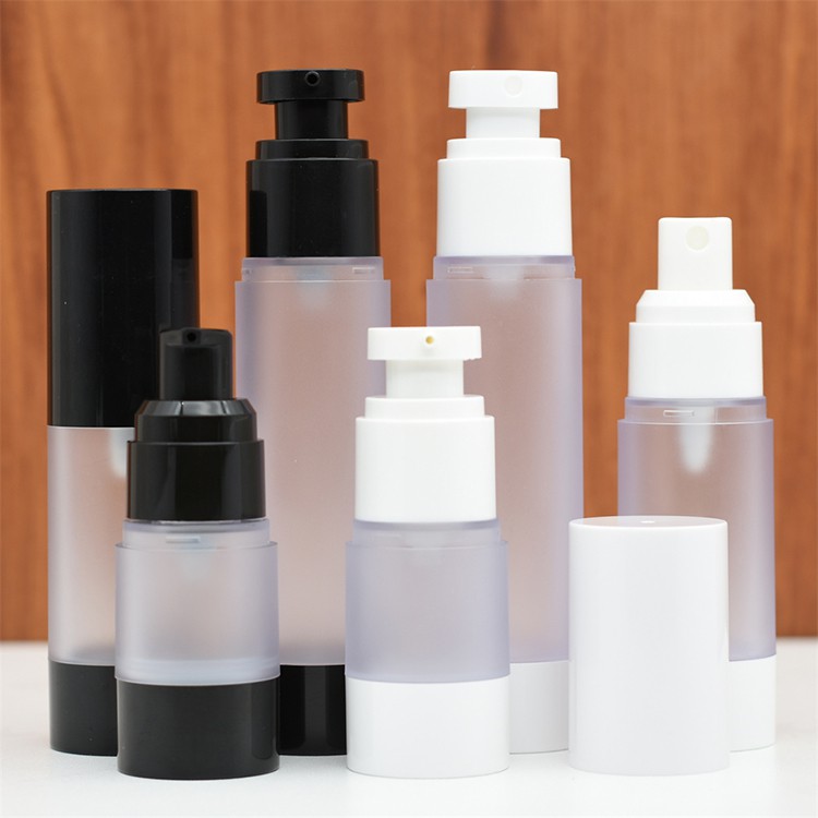 Frosted Airless Pump Bottle Ybj Cosmetic Packaging Manufacturer