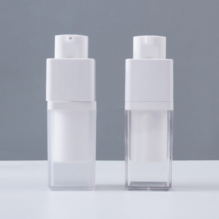 Vacuum Sealed Elegance Airless Vacuum Pump Bottle Ybj Cosmetic Packaging Manufacturer